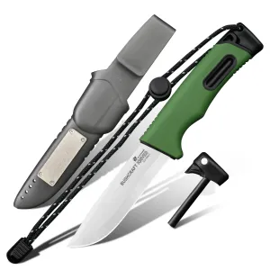 SURVIVAL MASTER 4 | 5CR15 | BLACK PP & GREEN TPR | TD-21A