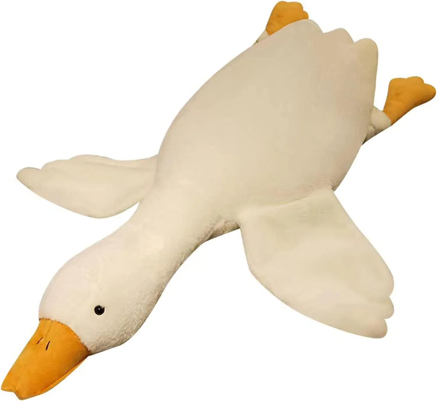Swan Stuffed Animal, 35.43inch 5.5 lbs Weighted Stuffed Animals Swan Weighted Plush Animals Goose Plush Toy Duck Stuffed Animals Plush Pillow Gifts for Kids