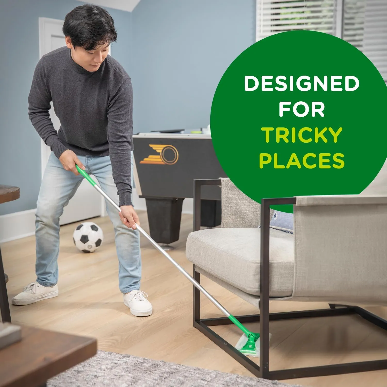 Swiffer Sweeper 2-in-1 Dry   Wet Floor Mopping and Sweeping Kit, Multi-Surface Kit for Floor Cleaning, Kit Includes 1 Sweeper, 14 Dry Sweeping Cloths, 5 Wet Mopping Cloths