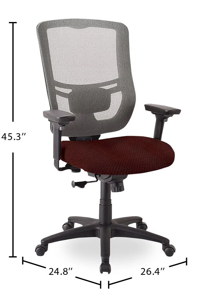 Tempur-Pedic Dante 26.4" Office Chair - Red with Mesh Back | Chaise de bureau Dante de Tempur-Pedic de 26,4 po - rouge avec dossier à mailles
