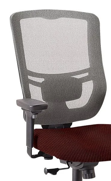 Tempur-Pedic Dante 26.4" Office Chair - Red with Mesh Back | Chaise de bureau Dante de Tempur-Pedic de 26,4 po - rouge avec dossier à mailles