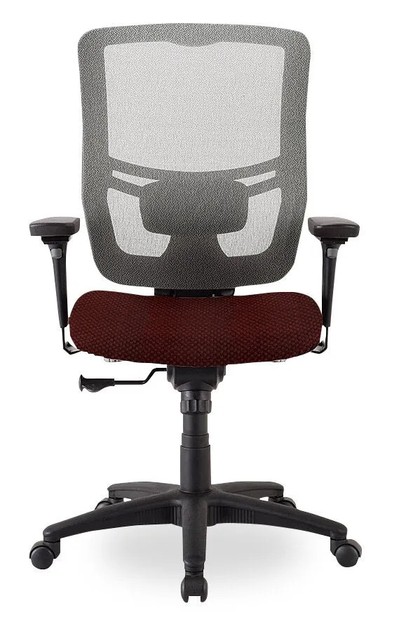 Tempur-Pedic Dante 26.4" Office Chair - Red with Mesh Back | Chaise de bureau Dante de Tempur-Pedic de 26,4 po - rouge avec dossier à mailles