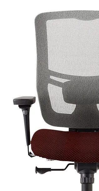 Tempur-Pedic Dante 26.4" Office Chair - Red with Mesh Back | Chaise de bureau Dante de Tempur-Pedic de 26,4 po - rouge avec dossier à mailles
