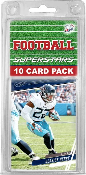 Tennessee Titans- (10) Card Pack NFL Football Different Titan Superstars Starter Kit! Comes in Souvenir Case! Great Mix of Modern & Vintage Players for the Super Titans Fan! By 3bros