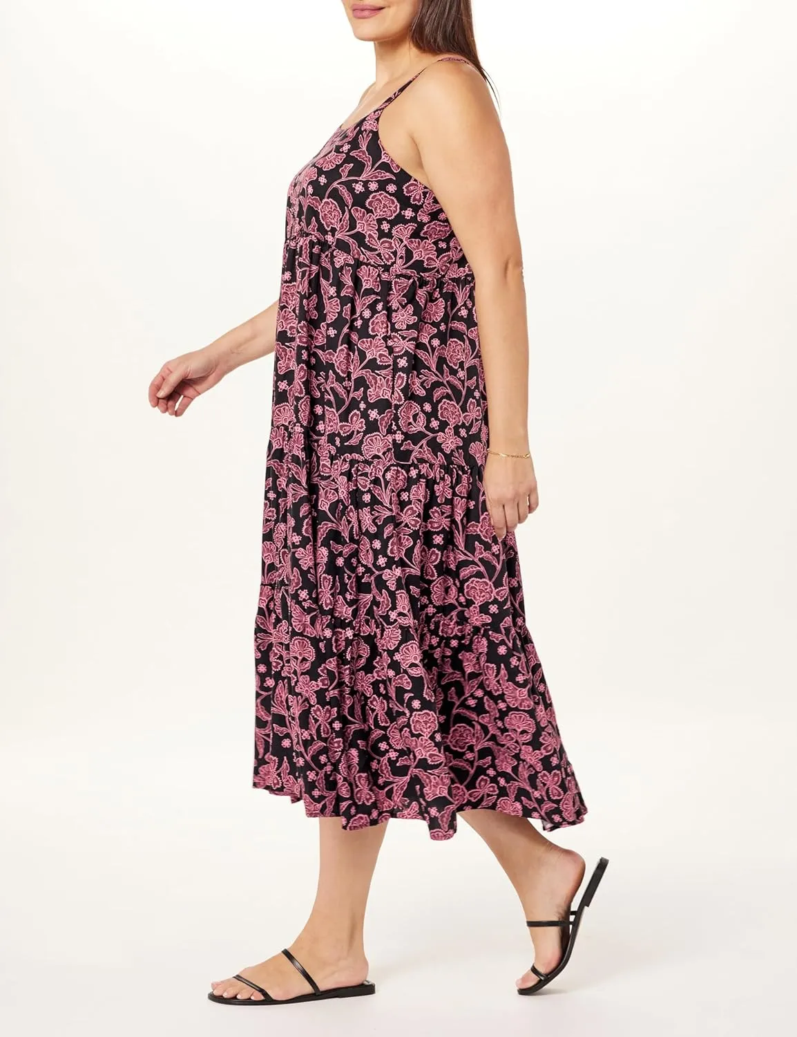 The Drop Women's Britt Tiered Maxi Tent Dress