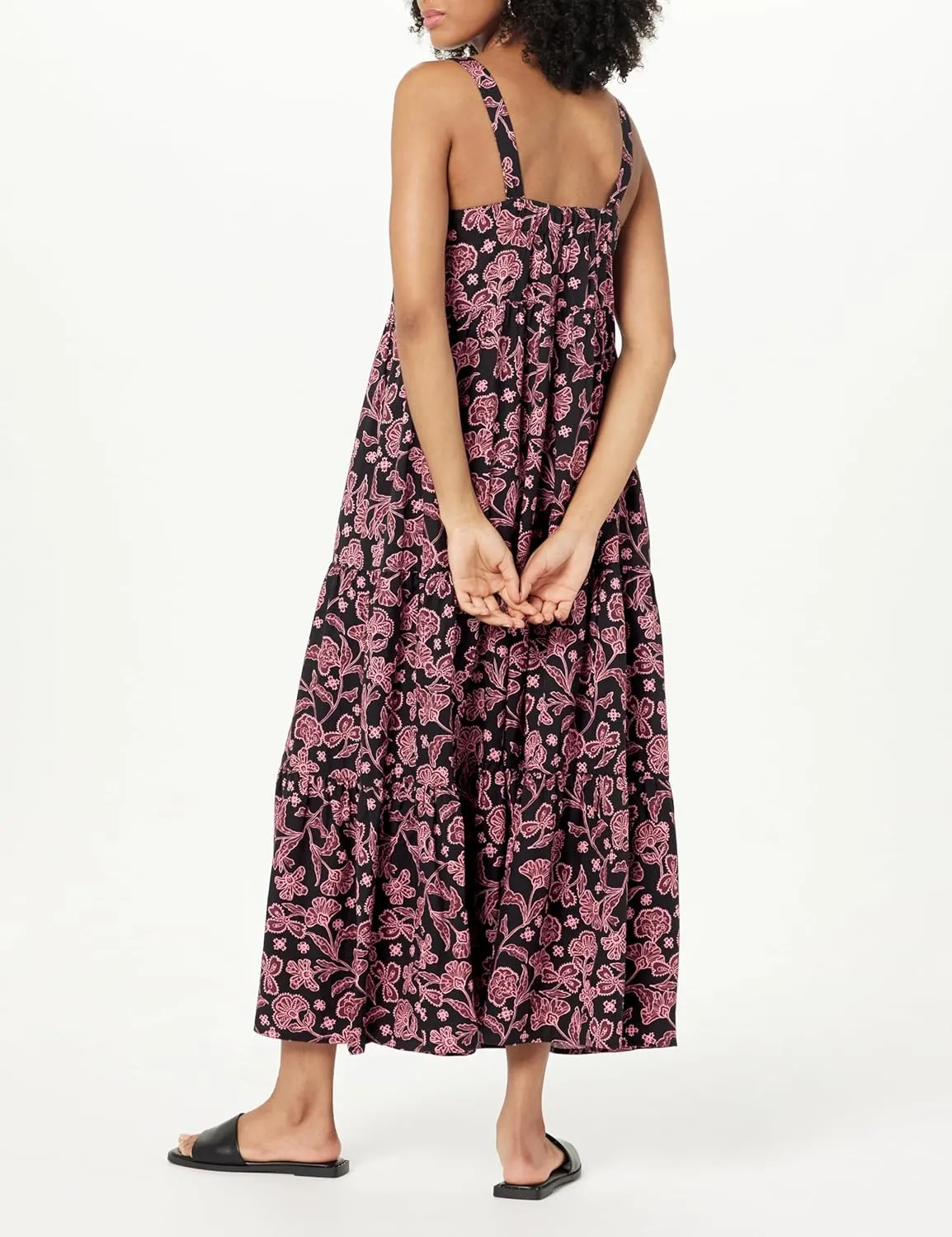 The Drop Women's Britt Tiered Maxi Tent Dress