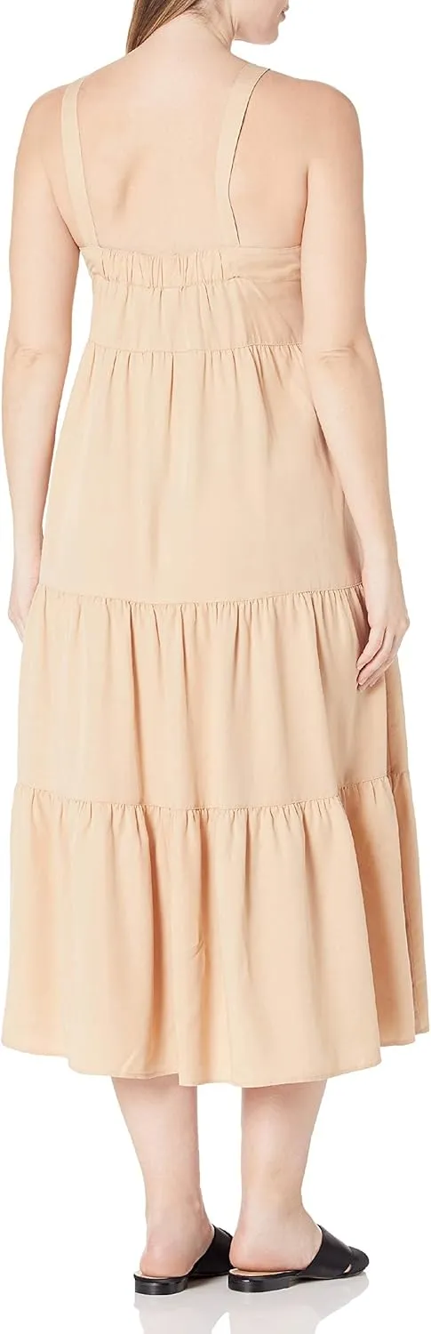 The Drop Women's Britt Tiered Maxi Tent Dress