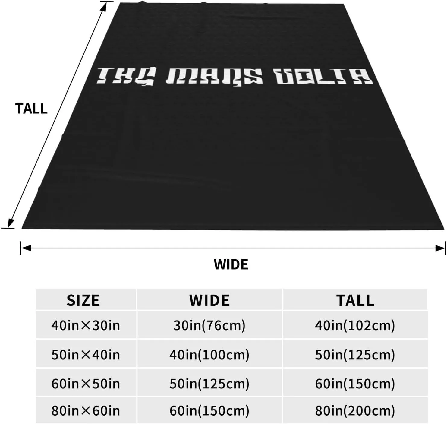 The Mars Volta Blanket Flannel Fleece Printed Throw Blankets Ultra Soft Micro Warm Blanket for All Season Bedding Chair Sofa Couch Bed 50"x40"