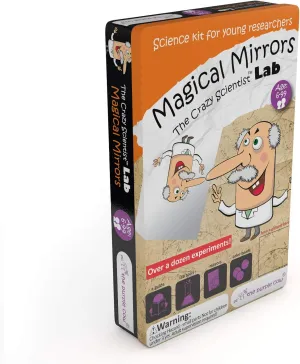 The Purple Cow Crazy Scientist Lab Magical Mirrors Science Kit