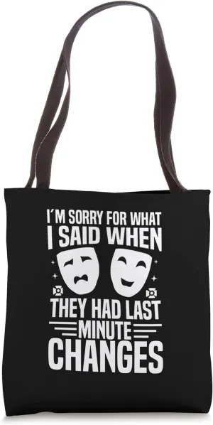 Theatrical Technician Stage Crew Stagehand Theatre Tech Tote Bag