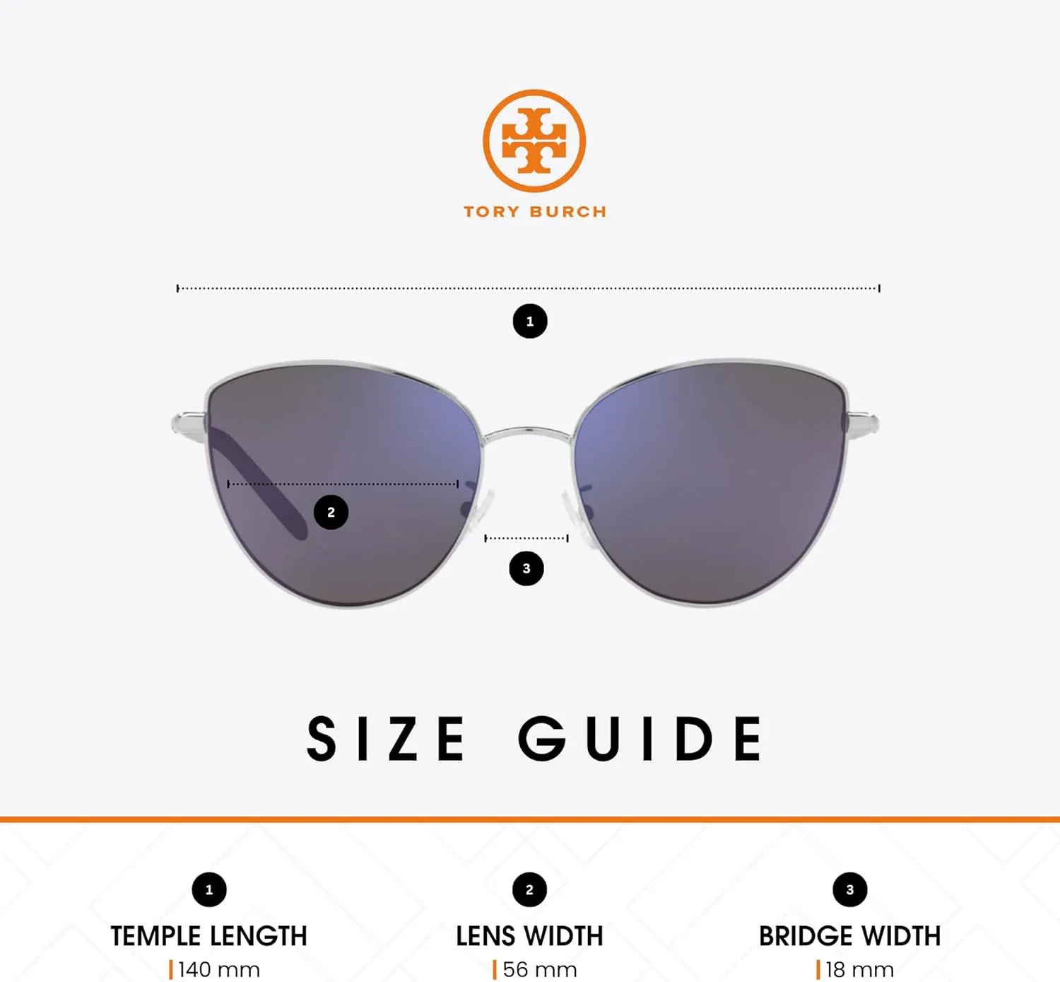 Tory Burch TY6091 Cateye Sunglasses for Women   Bundle With Designer iWear Eyewear Kit