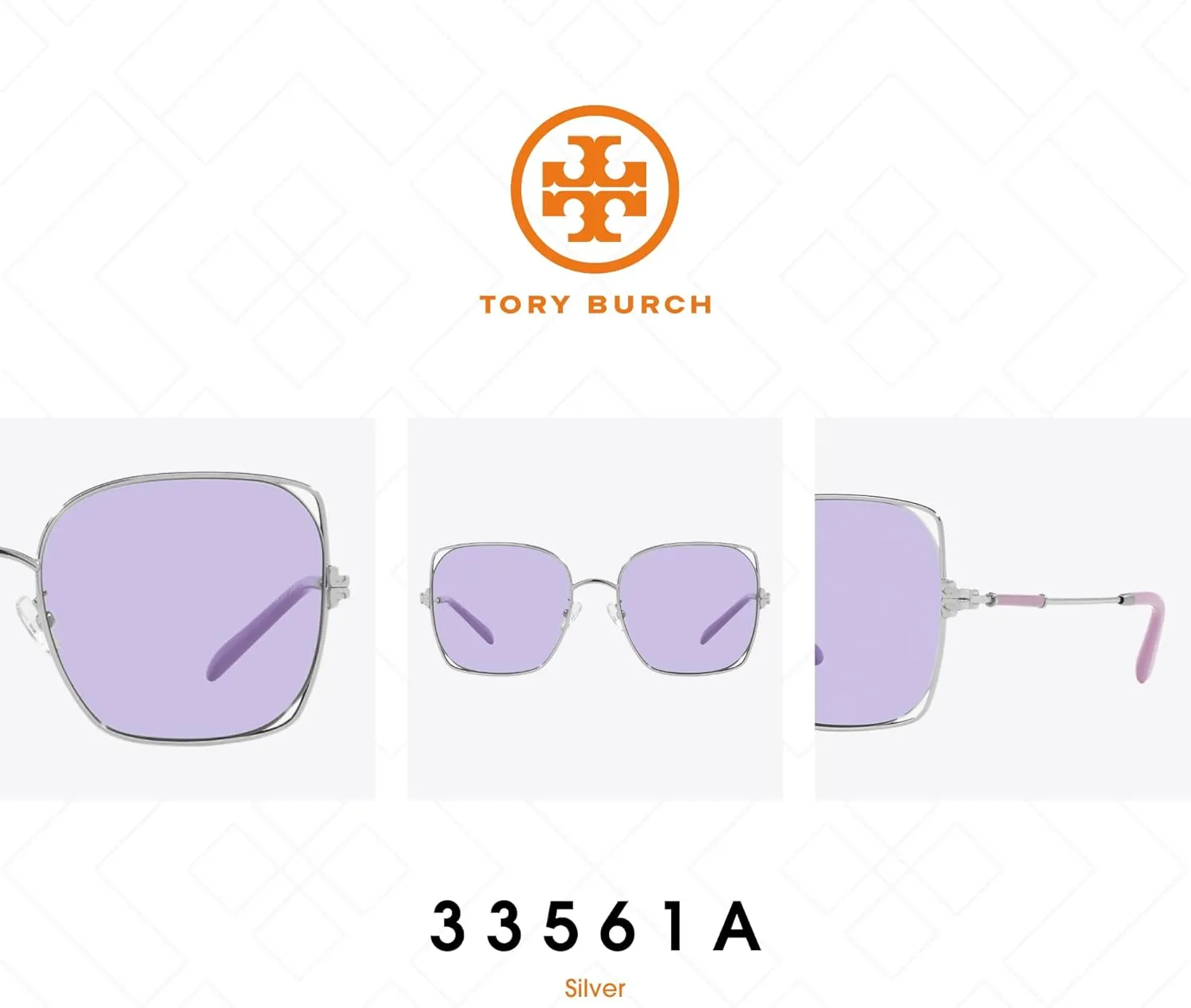 Tory Burch TY6097 Square Sunglasses for Women   BUNDLE With Designer iWear Eyewear Kit