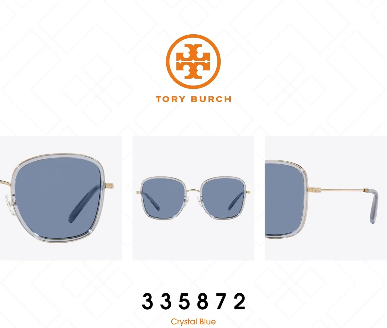 Tory Burch TY6101 Square Sunglasses for Women   BUNDLE With Designer iWear Eyewear Kit