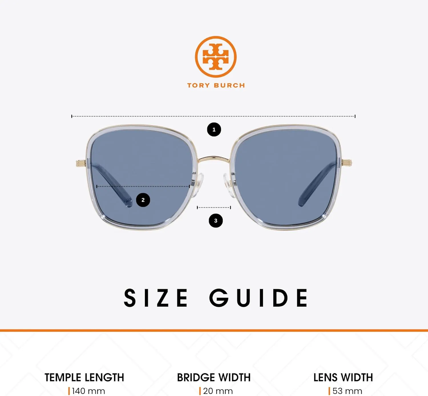 Tory Burch TY6101 Square Sunglasses for Women   BUNDLE With Designer iWear Eyewear Kit
