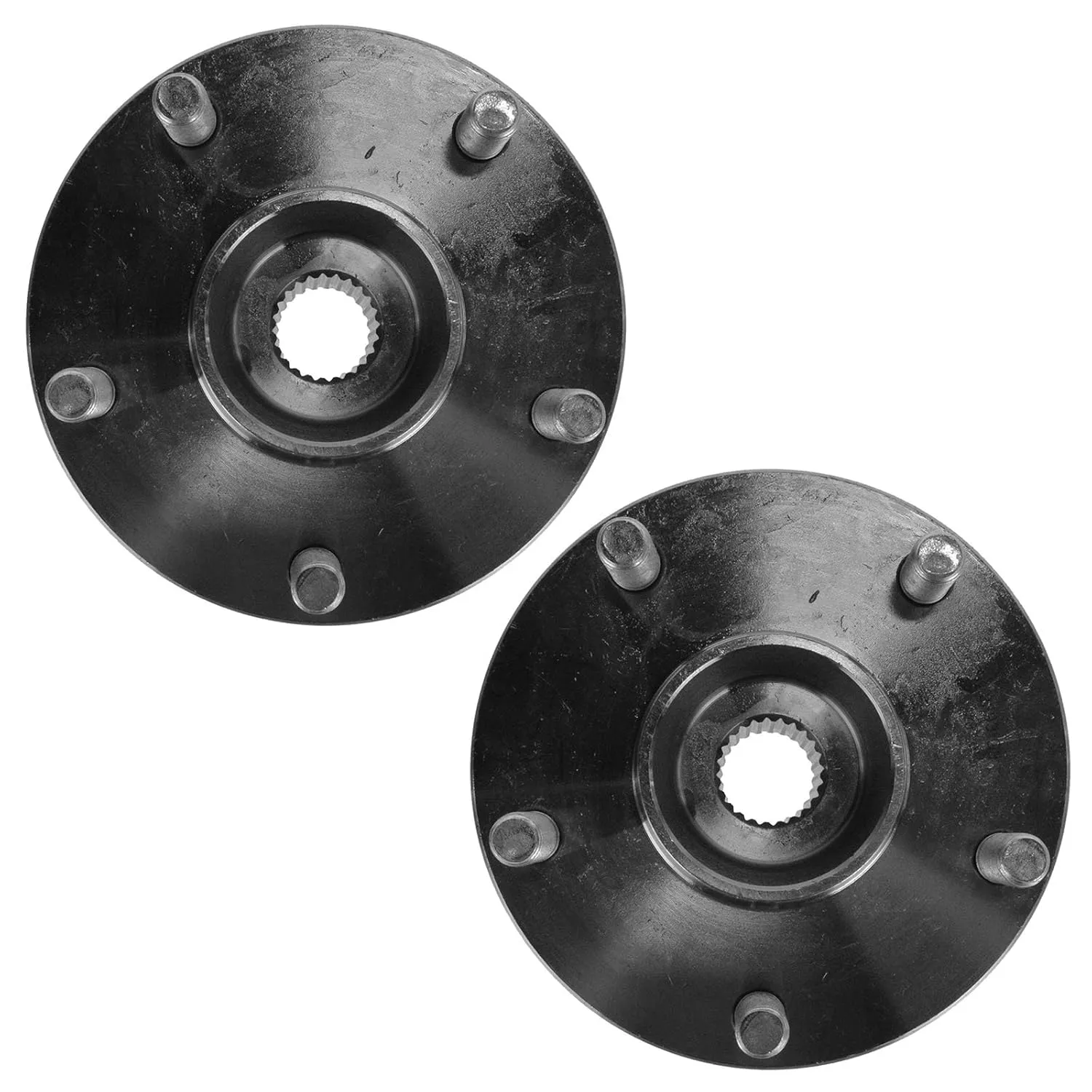 TRQ Rear Wheel Hub Bearings Assembly Set Compatible with 2007-2013 Suzuki SX4