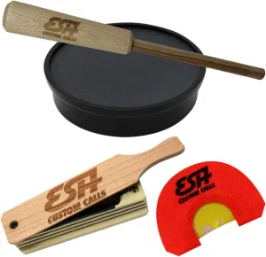 Turkey Pot Calls – Turkey Glass Calls & Slate Calls with Strikers – Realistic Turkey Calls for Hunting and Lures