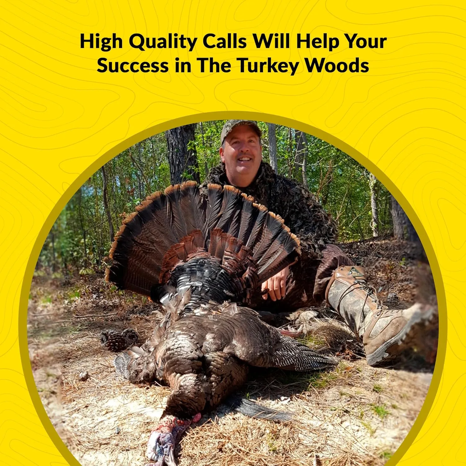 Turkey Pot Calls – Turkey Glass Calls & Slate Calls with Strikers – Realistic Turkey Calls for Hunting and Lures
