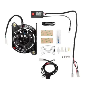 Tusk Digital Radiator Fan Kit Compatible with KTM 300 XC-W 2019-2023/350 XC-F 2016-2022/Compatible with Husqvarna TE 300 2019-2023