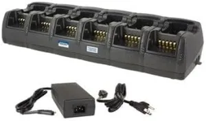 Twelve Bay Rapid Vehicle Charger for Kenwood KNB-55L Rechargeable Two Way Radio - Dual Pod Design