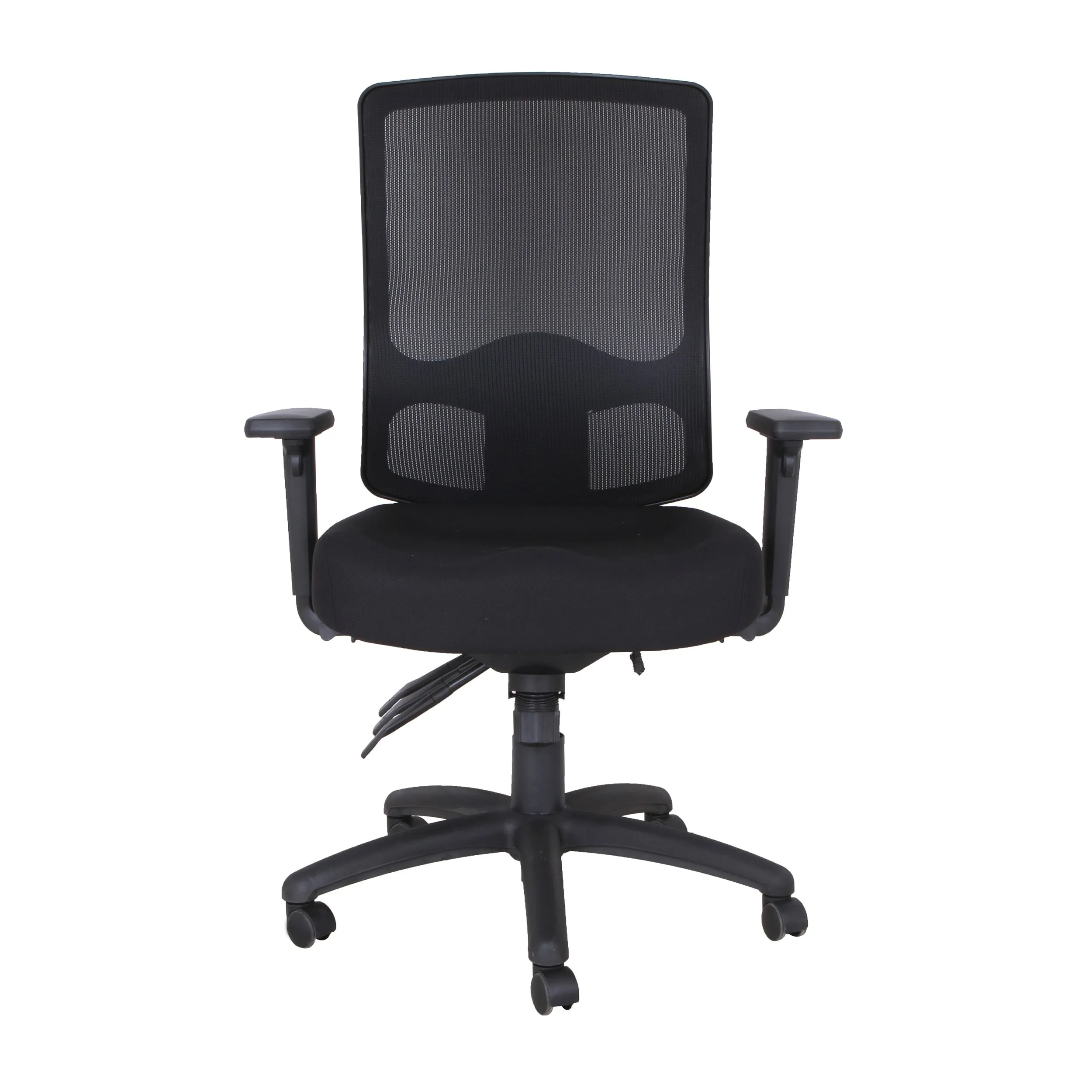 Tygerclaw Adjustable Mid Back Mesh Task Office Chair - Black|Fauteuil de bureau réglable en mailles TygerClaw mi-dossier - noir