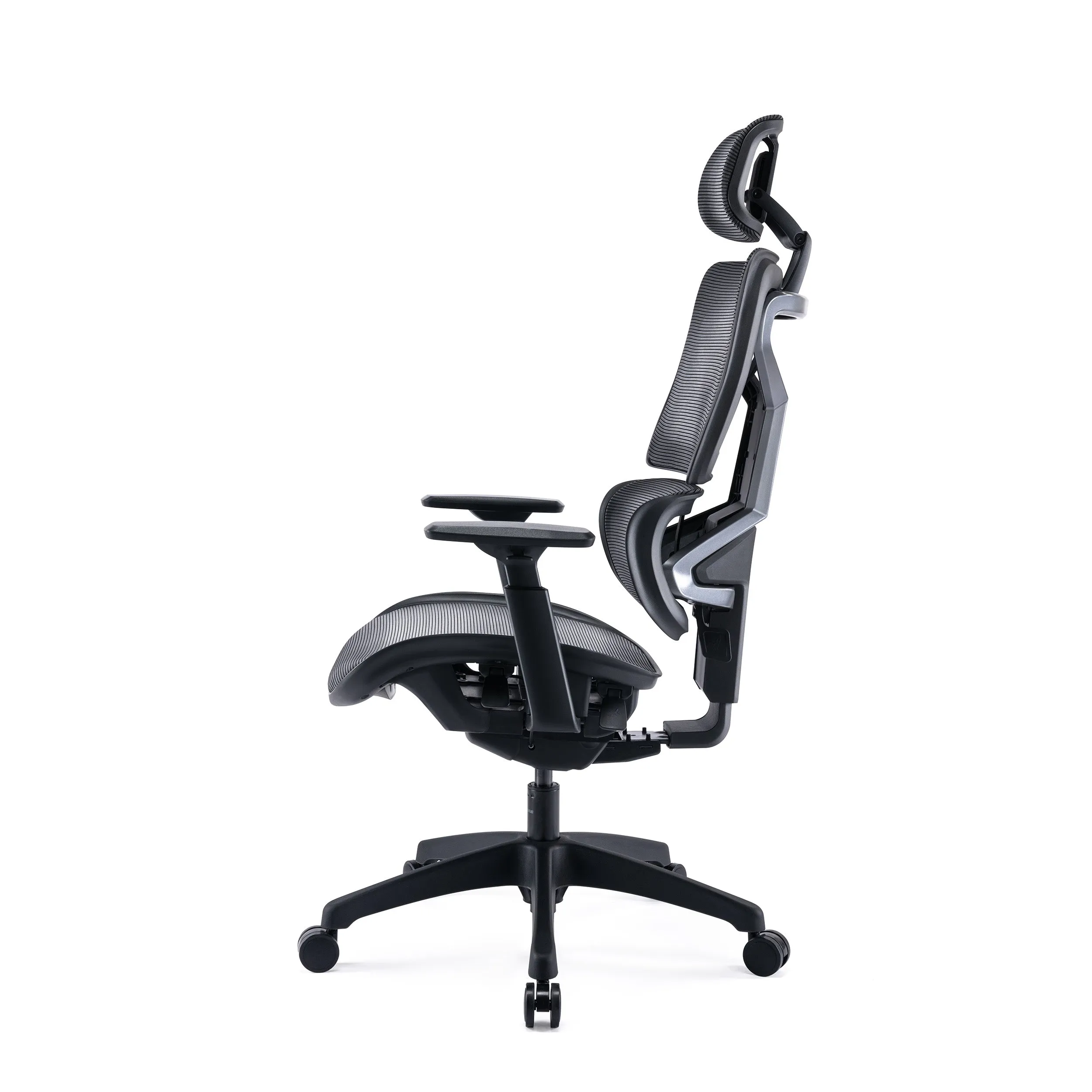 Tygerclaw High Back Executive Ergonomic Mesh Office Chair - Black|Fauteuil président ergonomique en mailles TygerClaw à dossier haut - noir