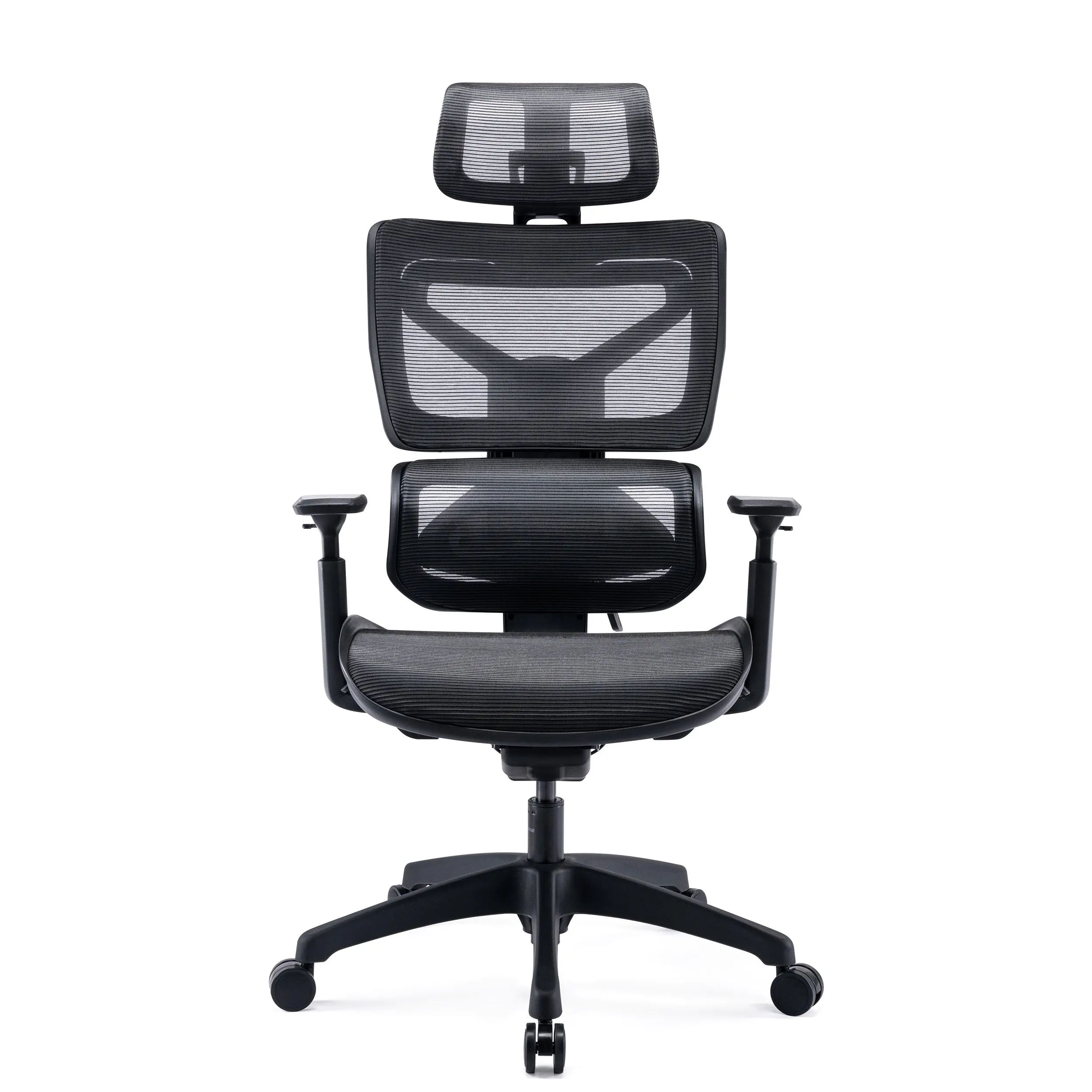 Tygerclaw High Back Executive Ergonomic Mesh Office Chair - Black|Fauteuil président ergonomique en mailles TygerClaw à dossier haut - noir