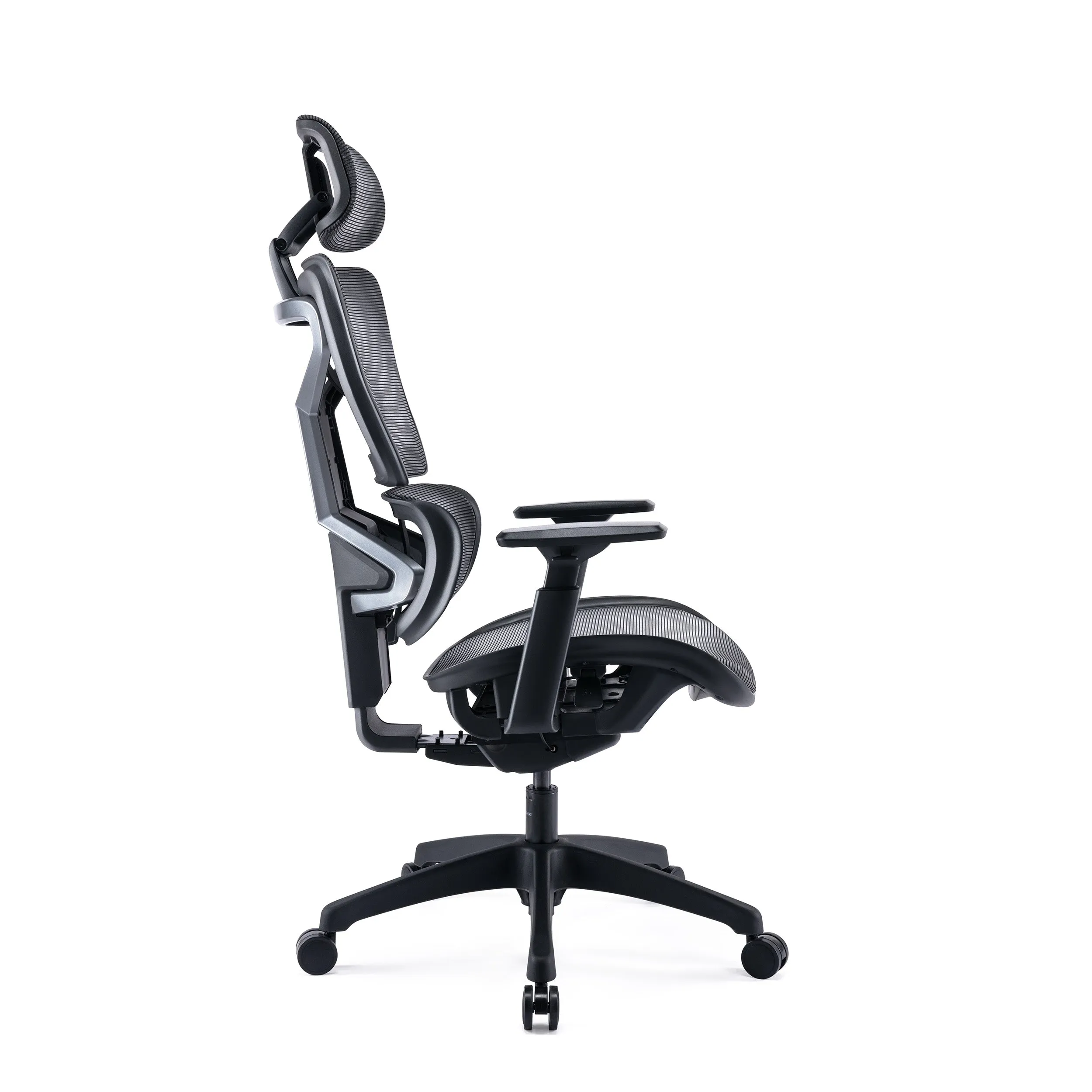 Tygerclaw High Back Executive Ergonomic Mesh Office Chair - Black|Fauteuil président ergonomique en mailles TygerClaw à dossier haut - noir