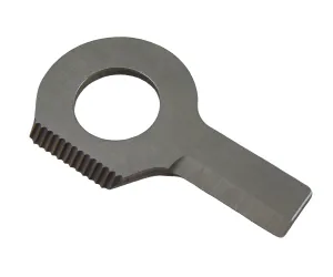 Type-III Silver Serrated Loop Striker and Knife for Paracord Projects/ Fire Starter
