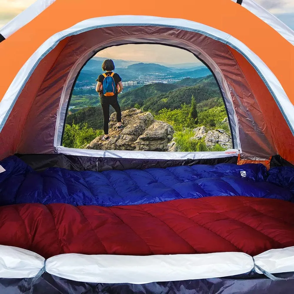 Ubon 2/3 Person Lightweight Instant Pop Up Indoor Outdoor Backyard Tent for Camping Backpacking