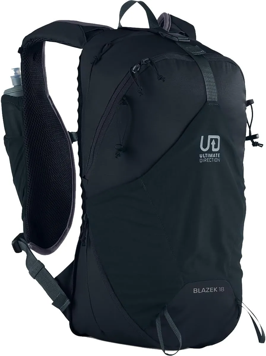 Ultimate Direction Blazek Lightweight Daypack, Adjustable Volume, Compression Cords, Shoulder Strap Pockets