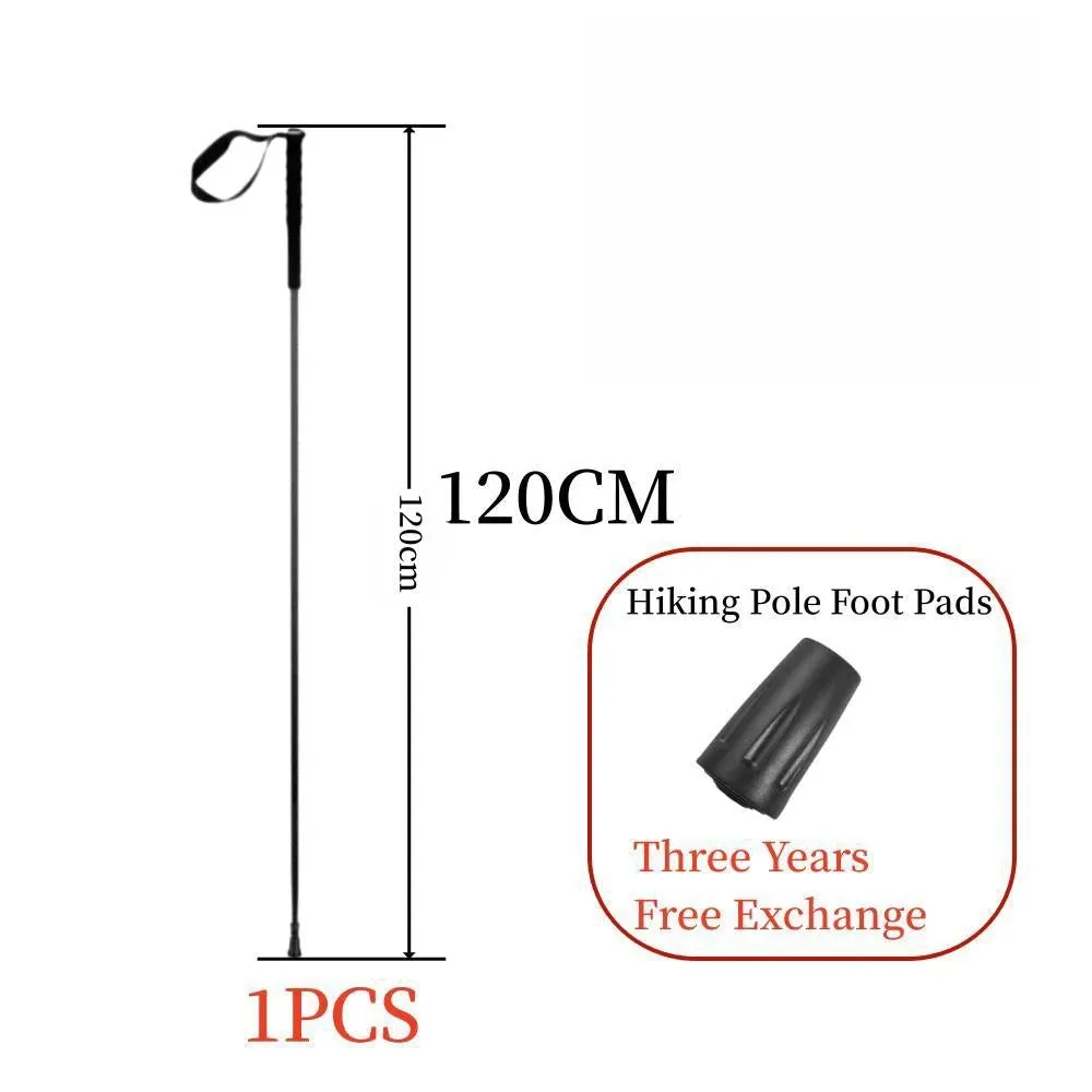 Ultra-Light Carbon Folding Trekking Pole 115g Collapsible Hiking Stick for Walking Mountain Climbing