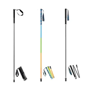 Ultra-Lightweight Foldable Carbon Fiber Trekking Poles – Hiking Sticks for Mountain Climbing/Walking