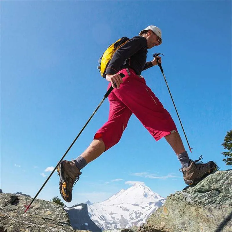 Ultralight Folding Carbon Fiber Trekking Pole Hiking Stick
