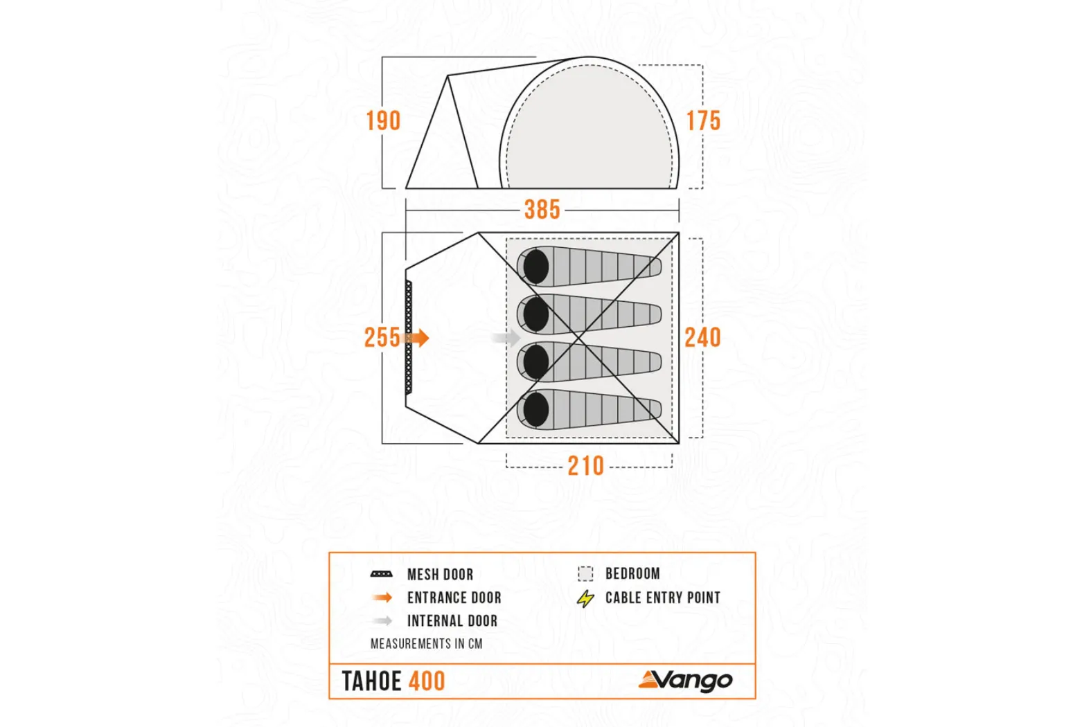 Vango Tahoe 400 4-Person Tent