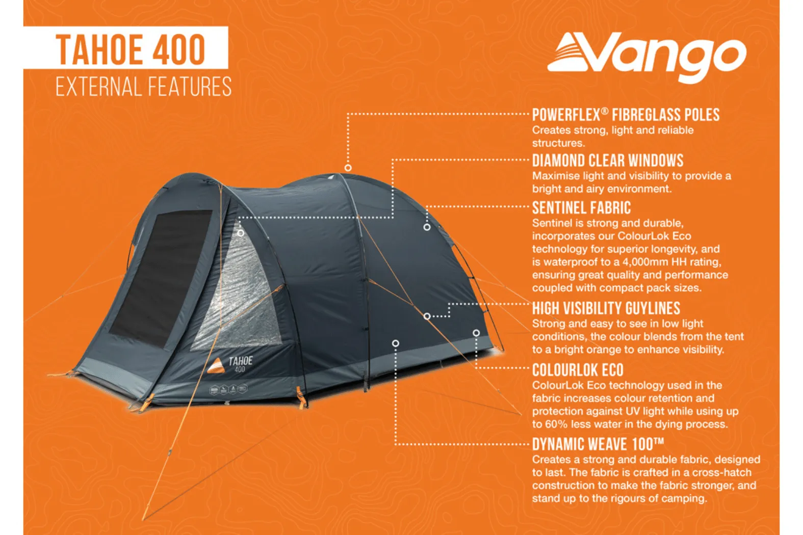 Vango Tahoe 400 4-Person Tent