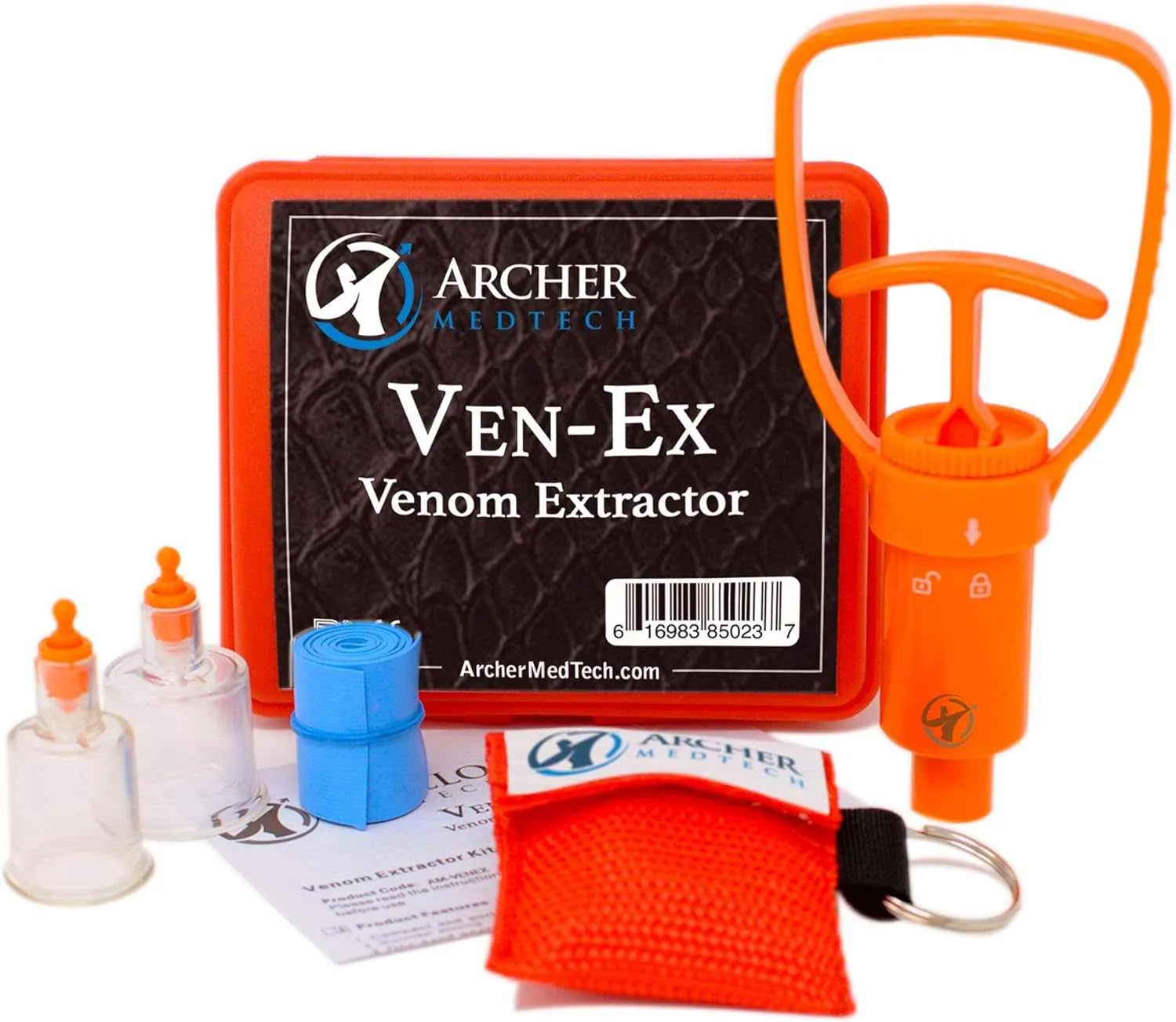 Ven Ex Snake Bite Kit Bee Sting Kit Venom Extractor Suction Pump Bite and Sting First Aid