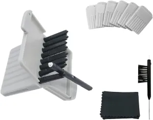 Wax Guards Cerumen Stop Filters for Phonak/Unitron/Widex Hearing Aids Cleaner with Cleaning Brush Kit Tools and Carry Case – 6Packs/48 Pieces