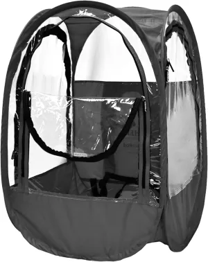 WeatherPod® StadiumPod® The Original Pop-Up Pod - 1 Person Wearable Stadium Pod - Protection from The Wind, Rain, and Cold - Weather Pod for The Bleachers - Personal Tent for Sporting Events