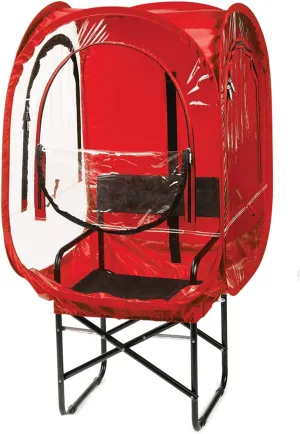 WeatherPod® The Original Shark Tank ChairPod® Pop-Up Pod - 1 Person Wearable Pod for Wheelchairs, Folding Chairs, Camping Chairs - Offers Protection from the Wind, Rain, & Cold - Chair Tent for Sports