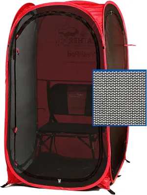 WeatherPod® The Original Shark Tank MyPod™ Mesh 1-2 Person Pop-Up Screen Pod - Keeps Out Bugs, Mosquitos, and Harmful UV Rays - UPF 50 for Maximum Protection from The Sun