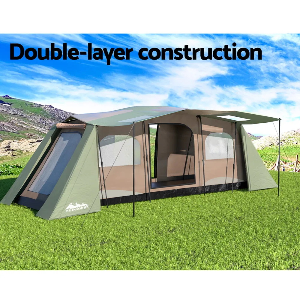Weisshorn Instant Up Camping Tent 10 Person Outdoor Family Hiking Tents 3 Rooms-QLD_Metro