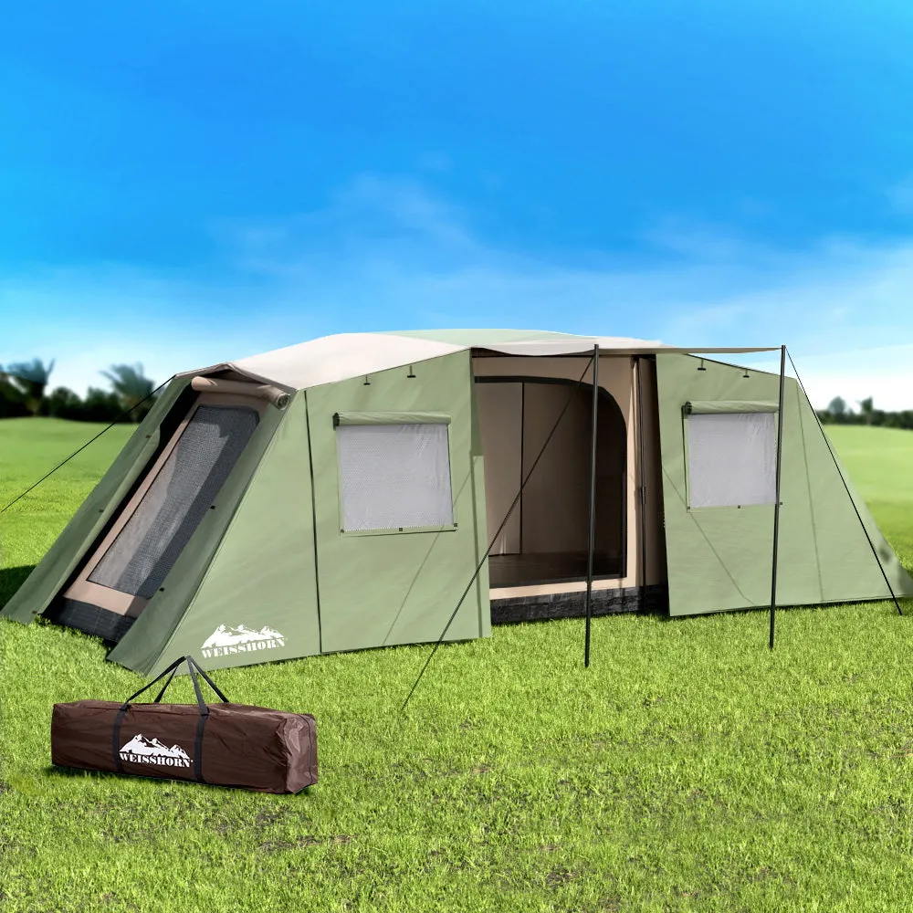 Weisshorn Instant Up Camping Tent 10 Person Outdoor Family Hiking Tents 3 Rooms-QLD_Metro