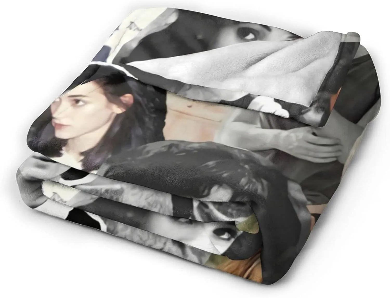 Winona Ryder Blanket Super Soft Micro Fleece Blanket Air Conditioner Blanket, Suitable for Bed,Sofa,Chair, Camp Bed Living Room 80"x60"