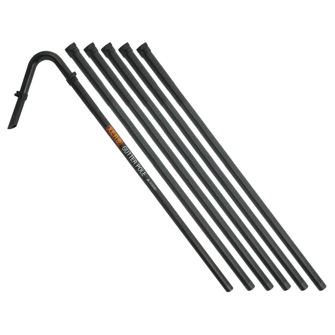 XERO Carbon Fiber Gutter Pole Set - 30 Foot
