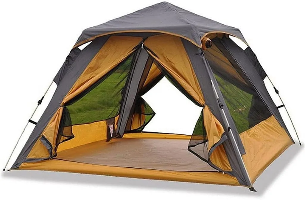 YYDS Tents for Camping Waterproof Camping Tent 2 Door 2 Mesh Instant Tent 4 Person Family Hiking 5kg 210 * 210 * 135CM Camping Tents