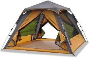 YYDS Tents for Camping Waterproof Camping Tent 2 Door 2 Mesh Instant Tent 4 Person Family Hiking 5kg 210 * 210 * 135CM Camping Tents