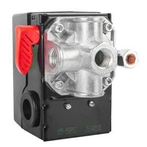 Z-D26612 Air Compressor Pressure Switch Air Compressor Parts - for Porter Cable 150/120 PSI D26612 4-Port 120V